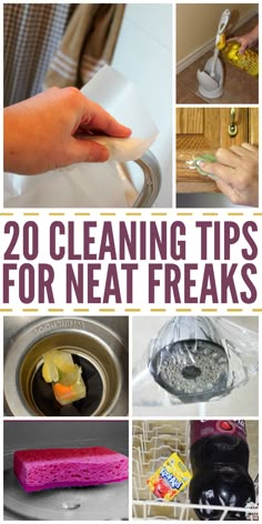 20 cleaning tips for near freaks that are easy to use and fun to do