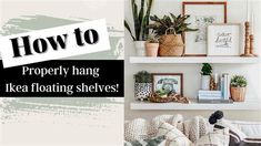 a living room filled with lots of furniture next to bookshelves and potted plants