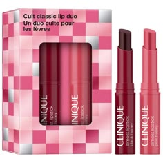 What it is: A duo set of CLINIQUE's iconic balm-gloss in two cult-classic shades.Ingredient Callouts: Free of parabens, phthalates, and contains less than one percent synthetic fragrance. These products are also vegan, gluten-free, cruelty-free, and come in recyclable packaging.What Else You Need to Know: Not quite lipstick, not quite gloss-this transparent pigment glides on for sheer yet buildable color and a soft-shine finish. It comes in the rosy Pink Honey and CLINIQUE's cult-classic Black H Clinique Pink Honey, Clinique Almost Lipstick, Clinique Black Honey, Honey Pink, Sephora Favorites, Black Honey, Sephora Beauty, Makeup Needs, Rosy Pink