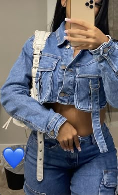 Jean Jacket Outfits, Boujee Outfits, Fashion Nova Outfits, Looks Party, Fur Slippers, Cute Jackets, Baddie Outfits Casual, Cute Casual Outfits