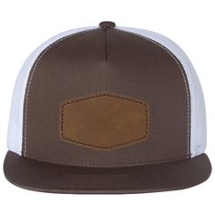 Introducing YP Classics - Five-Panel Classic Trucker Cap - 6006. This cap features a vintage five-panel design and a classic trucker style, giving you a stylish and timeless look. The design also offers a comfortable and secure fit, making it perfect for everyday wear. Elevate your fashion game with this must-have accessory. 74/26 polyester/cotton Structured, five-panel, high-profile Flat bill Snapback closure Hat Patches, Heather Black, Panel Design, Trucker Cap, Fashion Games, Everyday Wear, Navy, Design