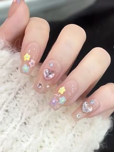 Unique Nail Art, Nail Charm, Asian Nails, Glamour Nails, Nice Nails, Pretty Iphone Cases