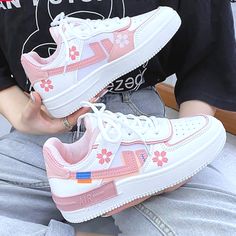 All Products · OCEAN KAWAII · Online Store Powered by Storenvy Harajuku Pink, Shoes Air Force, Japanese Pink, Japanese Korean Fashion, Sneakers Walking, Pink Sakura, Pink Platforms, Kawaii Shoes, Instagram Trends