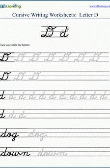 cursive writing worksheets letter b