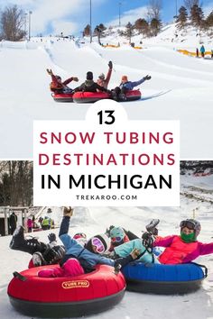 13 Best Spots for Snow Tubing in Michigan Michigan Family Vacation, Things To Do In Michigan, Winter Family Vacations, Michigan Winter, Family Friendly Resorts, Snow Tubing, Winter Getaway, Winter Adventure, Winter Vacation