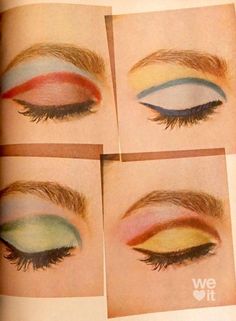 1960s Makeup Eyes, 1970 Makeup, 1960’s Makeup, 60’s Makeup, 1960s Makeup, Late 60s Fashion