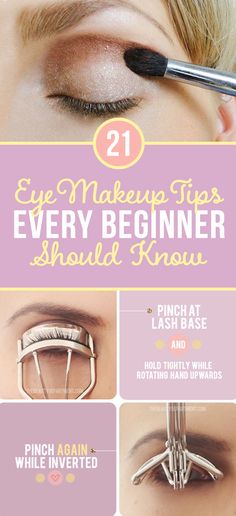 So you don't always have to wing it. Makeup Cantik, Makeup Steps, Linda Hallberg, Simple Eye, Eye Makeup Steps, Simple Eye Makeup, Easy Makeup, Makeup Tips For Beginners, Eye Makeup Tips