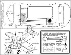 an airplane diagram with instructions and diagrams for the parts to be built in this plane