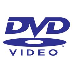 the dvd logo is shown in blue