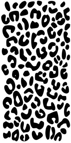 a black and white animal print pattern