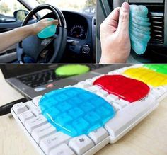 a computer keyboard that has been made to look like jelly cloth is the problem solver