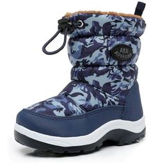 Kids Boys Girls Snow Boots Side Zipper Water Resistant Warm Winter Boots (Toddler/Little Kid) Size: 1 Little Kid.  Color: Blue.  Gender: male. Warm Winter Boots, Girls Snow Boots, Winter Snow Boots, Blue Gender, Toddler Shoes, Winter Snow, Boys Shoes, Snow Boots, Winter Boots