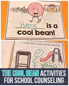 the cool bean activities for schoolcounseling are fun and easy to do