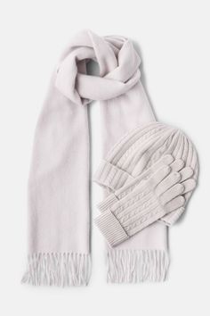 Fishers Finery sells 100% Pure Cashmere Scarf, Glove & Beanie Sets for Women. Shop from our Luxurious Collection of Cashmere Sets Guaranteed to Keep you Warm Cashmere Scarf Women, Cashmere Hat, Soft Hats, Cable Knit Hat, Woven Scarves, Womens Cashmere, Scarf Set, Knitted Gloves, Cashmere Scarf