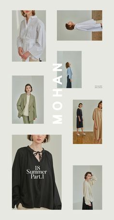 a collage of photos with the words fashion on them and images of people in different outfits