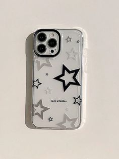 Star Pattern Phone Case 1 Y2k Phone Case, Y2k Phone, Desain Quilling, Star Phone Case, Pretty Phone Cases, Pink Phone Cases