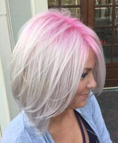 Pink Roots, Roots Blonde Hair, Root Shadow, Blonde Hair With Roots, Tan Skin Blonde Hair, Blonde Roots, Blonde With Pink, Hair Color And Cut, Haircuts For Fine Hair