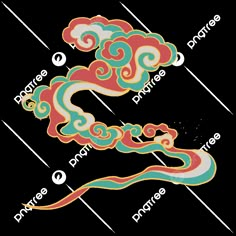 Chinese Pattern, Dunhuang, 카드 디자인, Clouds Pattern, Chinese Patterns, Power Point, Chinese Art, Png Clipart