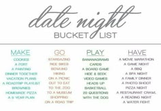 Date night bucket list Date Night Printables, Date Night Bucket List, Deep Relationship Quotes, Typewriter Series