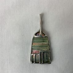 Rainbow Iridescent Sterling Silver Artisan Made Pendant Signed | eBay Pmc Jewelry, Soldered Pendants, Rainbow Iridescent, Boho Jewelry, Chips, Rainbow, Sterling Silver, Pendant, Silver