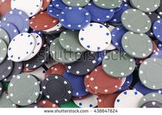 Colored poker chips Photo Colour