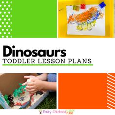 an image of dinosaurs toddler lesson plans