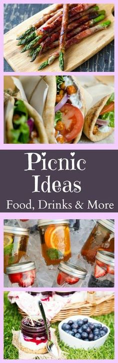 picnic ideas for food, drinks and more