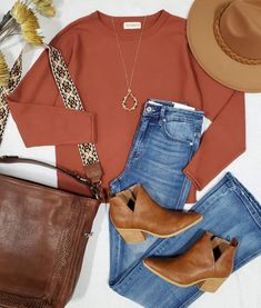 Cute Wardrobe, Cute Clothing Ideas, Clothes Simple, Long Sleeve Outfit, Fall Casual Outfits, Fashion On A Budget, Stylish Outfits For Women, New Fashion Style