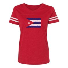 Cuba Flag   Vintage Retro Cuban Women Football Jersey T ShirtCuba Flag   Vintage Retro Cuban Women Football Jersey T Shirt   This model reduces inventory waste and allows customers to create personalized designs. These t-shirts are made from high-quality materials and come in a range of sizes and colors, making them versatile for any occasion.