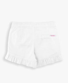 She'll be ready for summer and looking sweet in these ruffle shorts. Designed to grow with her with hidden adjustable elastic tabs. Ruffle Shorts, Be Ready, Ruffle Trim, To Grow, Shop Now, Trim, Turn Ons, Elastic, Design