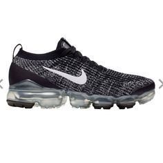 Nike Air Vapormax Flyknit 3 Shoes. Mens Size 11. Color Is Black And White. Used Condition . No Box. Bundle And Offer. Look At Pics For Wear. Stock Picture Added For Reference. Gray Vapormax Nike, Nike Air Vapormax Flyknit 3, Flyknit Shoes, Nike Vapormax Flyknit, Nike Air Vapormax Flyknit, Vapormax Flyknit, 3 Shoes, Casual Running Shoes, Air Vapormax