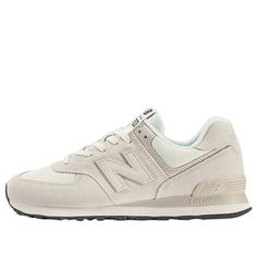 New Balance 574 U574OF2 (SNKR/Unisex/Low Top/Non-Slip/Wear-resistant) Mens New Balance 574, New Balance Outfit, Trendy Shoes Sneakers, Preppy Shoes, Pretty Shoes Sneakers, Marathon Running Shoes, Cream Shoes, Cute Sneakers, New Balance 574