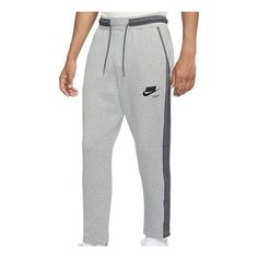 Nike Sportswear NSW Futura French Terry Pants Gray CU3821-002 (Men's/Casual) Nike Sports Pants In Gray, Nike Gray Joggers For Sports, Nike French Terry Crew, Nike Gray Fleece Activewear, Mens Nike Grey Sweatpants, French Terry Pants, Nike Pants, Men's Casual, Nike Sportswear