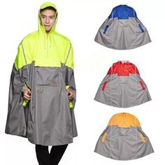 Unisex Hooded Raincoat Rain Poncho Cape Waterproof Cover for Backpack Bike Motor Men Hooded Raincoat Rain Poncho Cape Waterproof Cover for Backpack Bike Motor Please allow 2-4 cm discrepancy due to different measurement method. Due to monitor setting and photo shooting light,there may be slight color difference between the picture and the actual item. Thank you for your understanding. Main Color: red, yellow, orange Size: lenght: 109 cm/43 inch; width: 150 cm/59 in Material: pongee polyester with PU Coated Package include: 1pc SKU: 245-A342/JYY   Payment   We only accept Paypal:  Auction Item Number, your Full Name and Shipping Address MUST be included in the Escrow payment. All payments are expected within 14  days after the auction is closed. All non-pay bidders will be reported to and g Cheap Raincoats, D Photo, Cycling Jacket, Rain Poncho, Waterproof Coat, Rain Gear, Hooded Raincoat, Poncho Cape, Jacket For Men