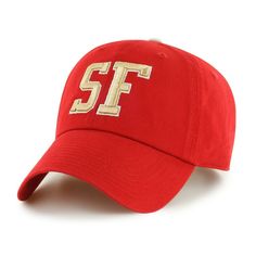 Cheer on the Favorite Team in style with this officially licensed National Football League Hat. Whether you are on campus, attending a game, at school, out for the night or tailgating this cap makes your allegiance unmistakable with team colors and logo. This fully adjustable hat celebrates your favorite team! 49er Crochet Hat, Back Tuck, Nfl San Francisco, The Favorite, Scarf Hat, National Football League, San Francisco 49ers, Football League, At School