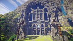 an image of a large building made out of rocks