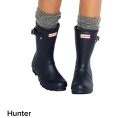 Brand New Without Box Hunters Women's Original Short Back Adjustable Rain Boots Sz 7 Hunter Womens Short Rain Boots, Hunters Short Boots, Short Rain Boots, Hunter Hunter, Boating Outfit, Mens Canvas Shoes, Wellington Boot, Hunter Shoes, Wellington Boots