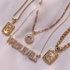 KHLOE JEWELS | Official Website 1920s Horror, Group Outfits, Figaro Necklace, Cuban Chain Necklace, Figaro Chain Necklace, Bamboo Earrings, Initial Pendant Necklace, Jewellery Gold, Custom Name Necklace