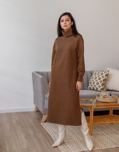 Simple Dress Pattern, Easy Dress Sewing Patterns, Garment Fabric, Muslimah Fashion Outfits, Muslimah Fashion, Dress Silhouette, Dress Sewing Patterns, Winter Dresses, Sewing Dresses