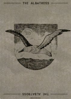 an old book with two birds flying over it