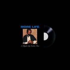 the album cover for more life, featuring an image of a man in a tuxedo