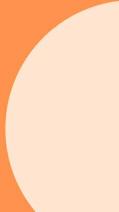 an orange and white background with a circular shape