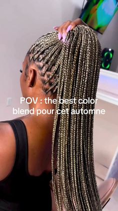 The best color blend #pov #knotlessbraids #knotless #braidstutorial #b... | 30 613 and 27 braids | TikTok Tri Color Knotless Braids, 613 Bohemian Knotless Braids, 33 And 613 Knotless Braids, 30 613 Knotless Braids, 613 Ombre Knotless Braids, Knotless Braids 350 Color, 4 And 27 Knotless Braids, 27/613 Boho Knotless Braids, Colour 27 And 613 Knotless Braids