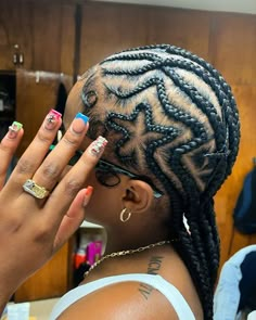 Funali Braids Simple Fulani Braids Lemonade Fulani Braids Cornrows Ideas Unique Fulani Braids Fulani Braid Designs Unique Cornrows Inspo Twisted Hair, Quick Braided Hairstyles, Protective Hairstyles Braids