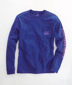 Shop Long-Sleeve Vintage Graphic T-Shirt at vineyard vines Whale Graphic, Vinyard Vines, Vineyard Vines Long Sleeve, Cardio Training, Closet Men, Fishing T Shirts, Vintage Graphic, Pocket Tshirt, Vintage Graphics