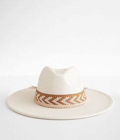 Fame Accessories Felt Panama Hat - Cream , Women's Ivory Banded hat Interior cinch tie band 3 3/4 brim One size fits most. 100% Polyester. Do not wash. Do not bleach. Do not tumble dry. Do not iron. Do not dry clean. Apparel & Accessories > Clothing Accessories > Hats Country Hats For Women, Panama Hat Women, Hat Cream, Country Hats, The Fame, Felt Cowboy Hats, Painted Hats, Womens Hat, Hat Ideas