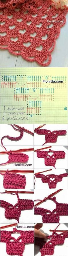 instructions to crochet the edge of an afghan