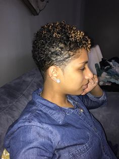 Pixie Cut On Natural Hair Black Women, Short Curly Haircuts Natural Black Women, Texturized Hair, Natural Short Cuts, Short Natural Haircuts, Short Natural Curly Hair, Tapered Natural Hair