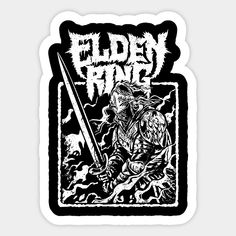 Elden Ring -- Choose from our vast selection of stickers to match with your favorite design to make the perfect customized sticker/decal. Perfect to put on water bottles, laptops, hard hats, and car windows. Everything from favorite TV show stickers to funny stickers. For men, women, boys, and girls. Ring Sticker, Elden Ring, Small Magnets, Custom Magnets, Funny Stickers, Custom Stickers, Favorite Tv Shows, Sticker Design, Photo Printing