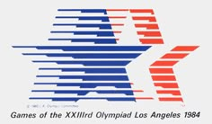 the logo for games of the xxiird olympics los angeles 1994, designed by person